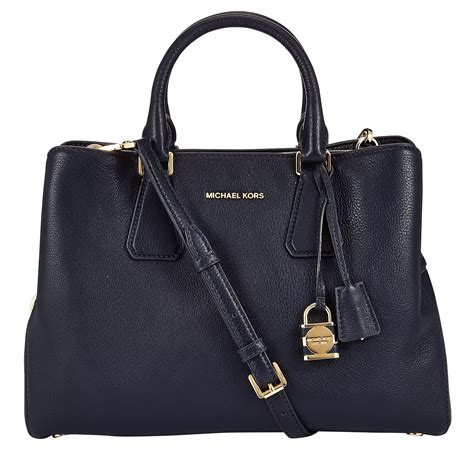 camille large leather satchel michael kors